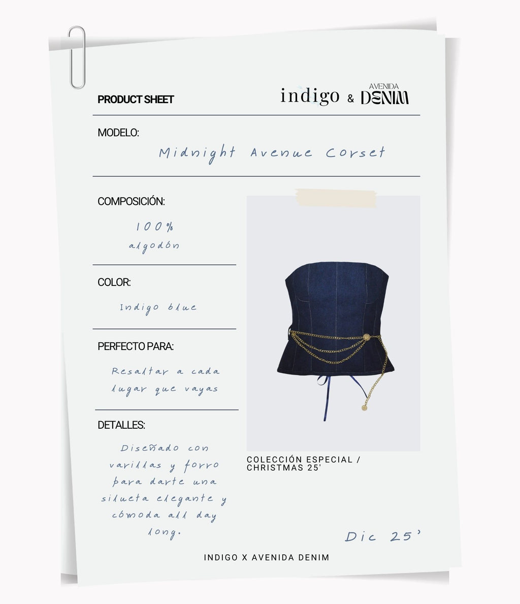 Corset Midnight Avenue