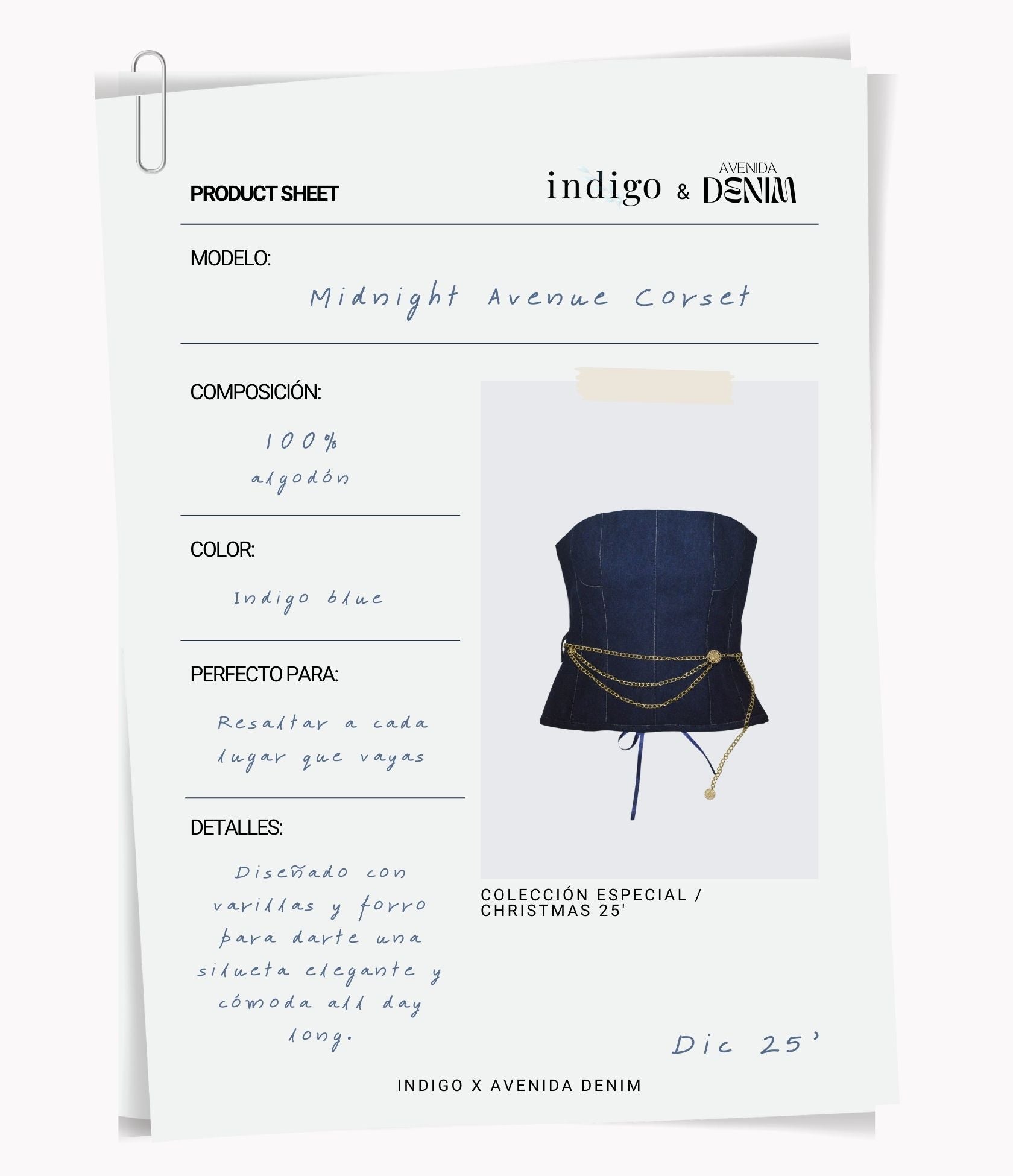 Corset Midnight Avenue